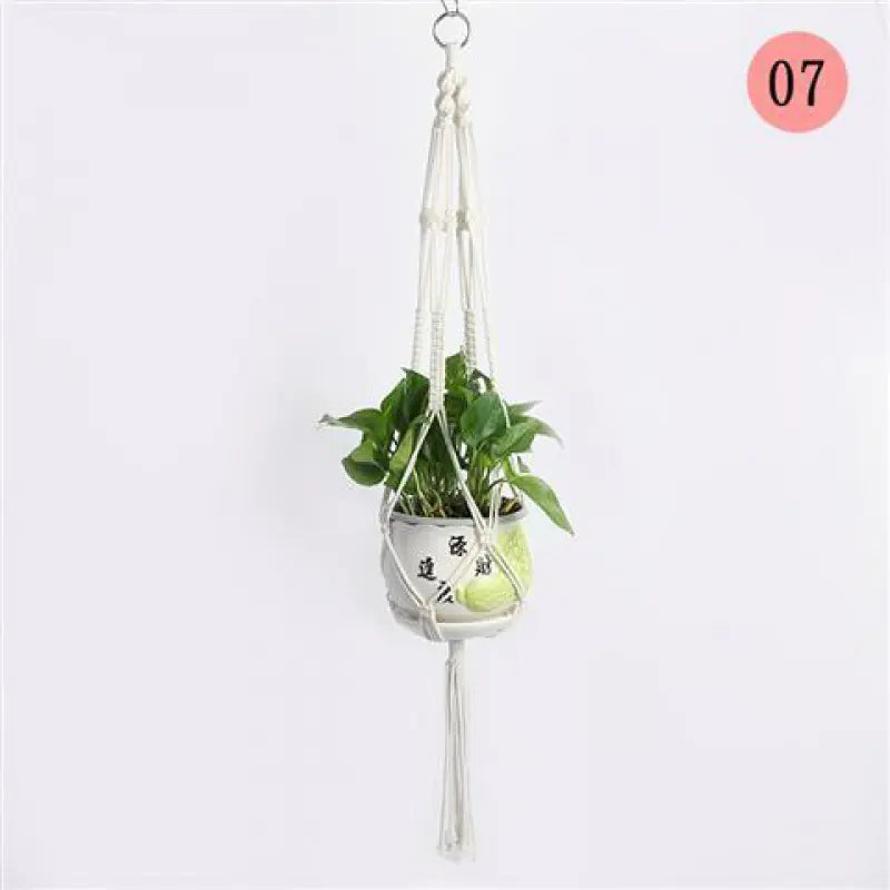 Artisan Cotton Rope Planter