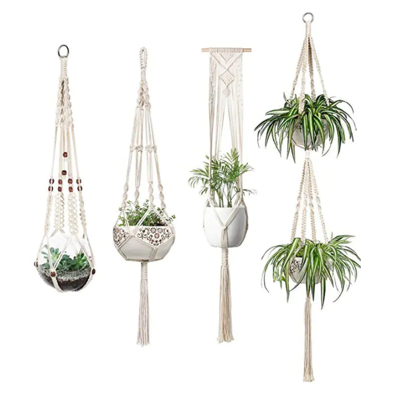 skurar hanging planter Artisan Cotton Rope Planter – Nue.Aura
