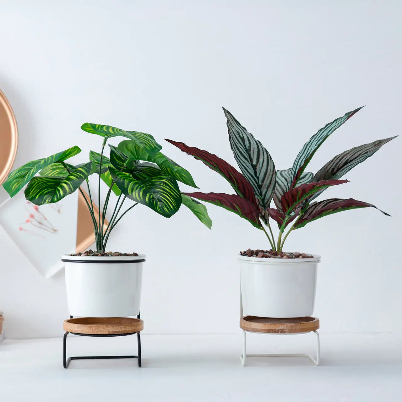 Modern Geometric Planter Set
