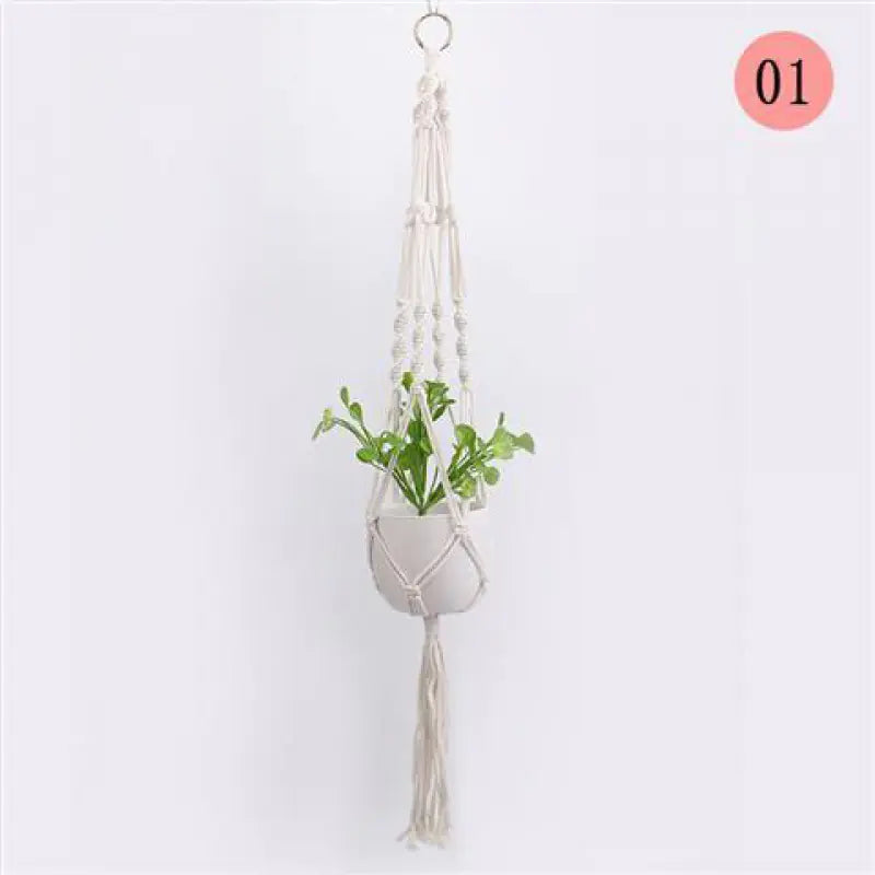 Artisan Cotton Rope Planter