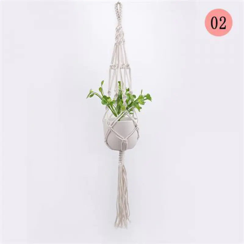 Artisan Cotton Rope Planter