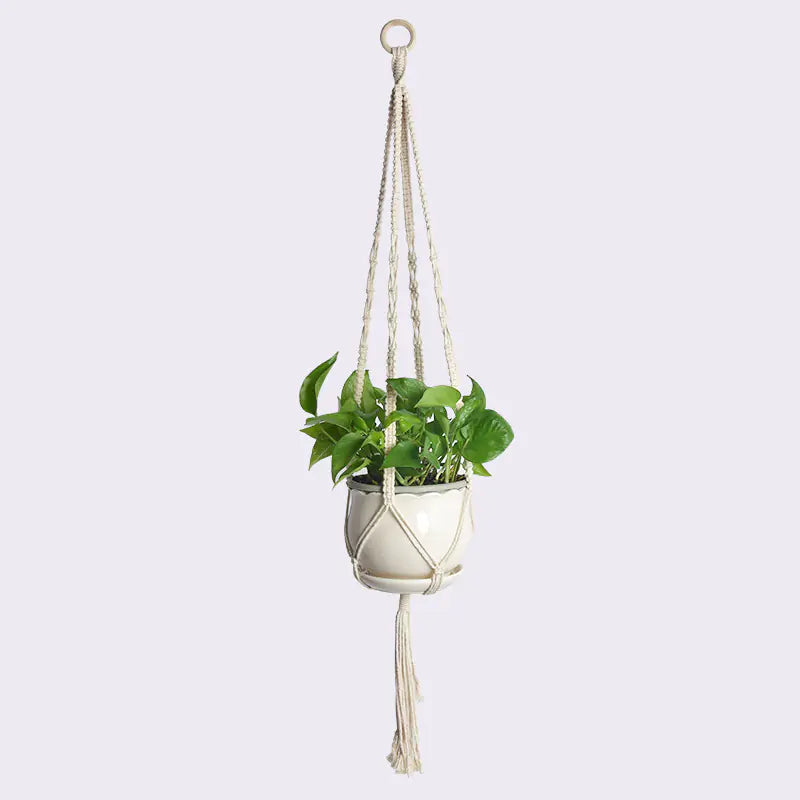 Artisan Cotton Rope Planter