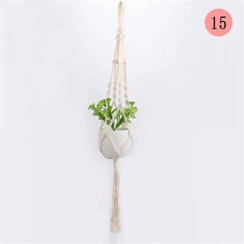 Artisan Cotton Rope Planter