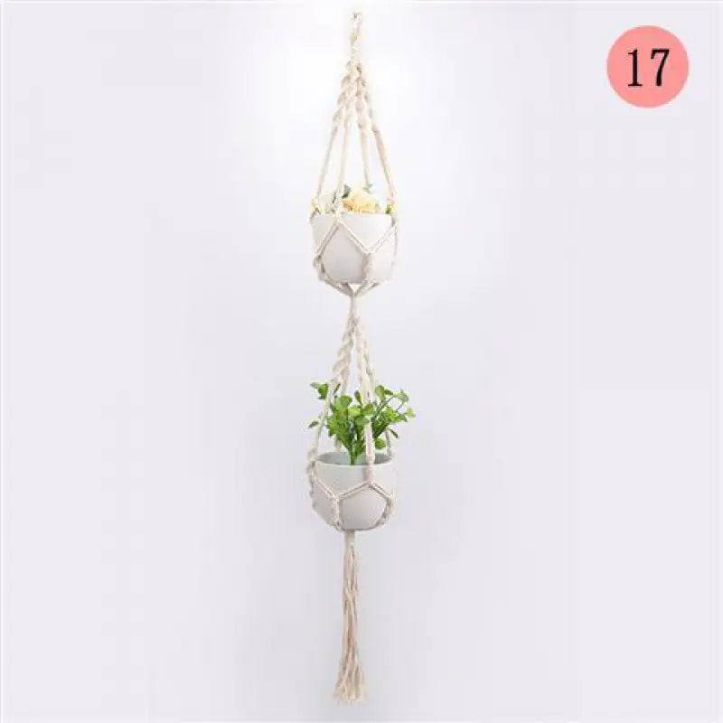 Artisan Cotton Rope Planter
