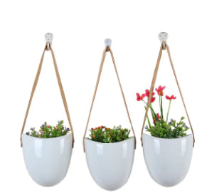 Ceramic Trio Hanging Planters