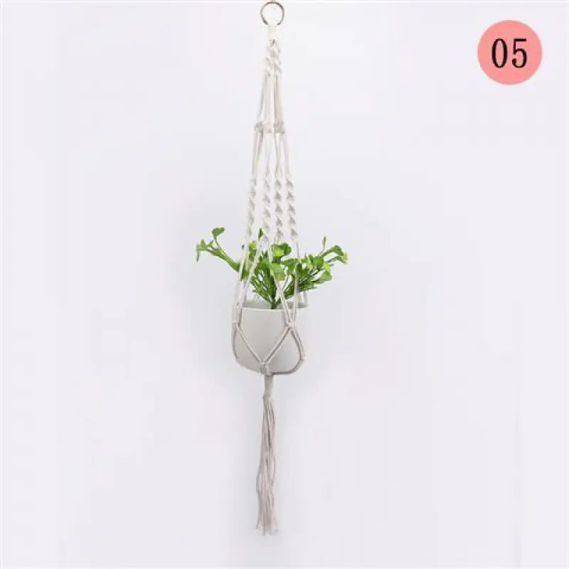 Artisan Cotton Rope Planter