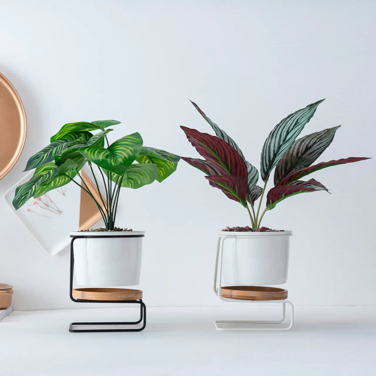 Modern Geometric Planter Set