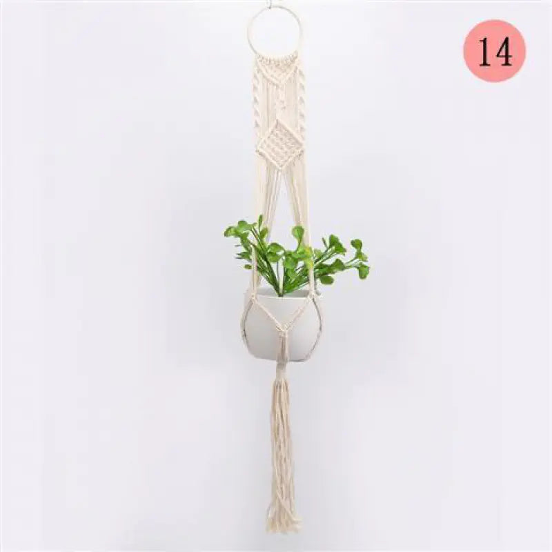 Artisan Cotton Rope Planter