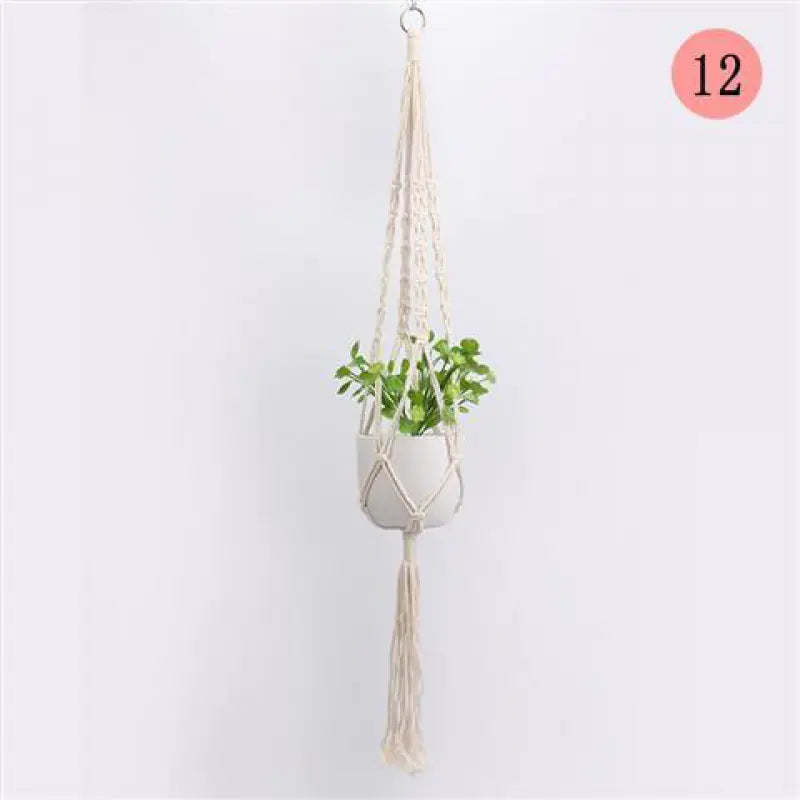 Artisan Cotton Rope Planter