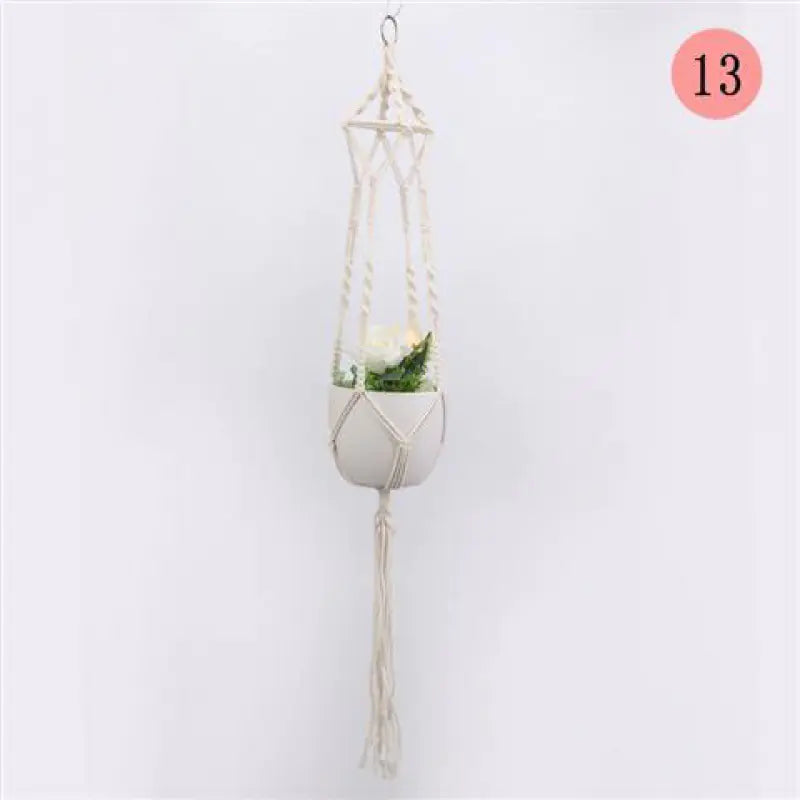 Artisan Cotton Rope Planter