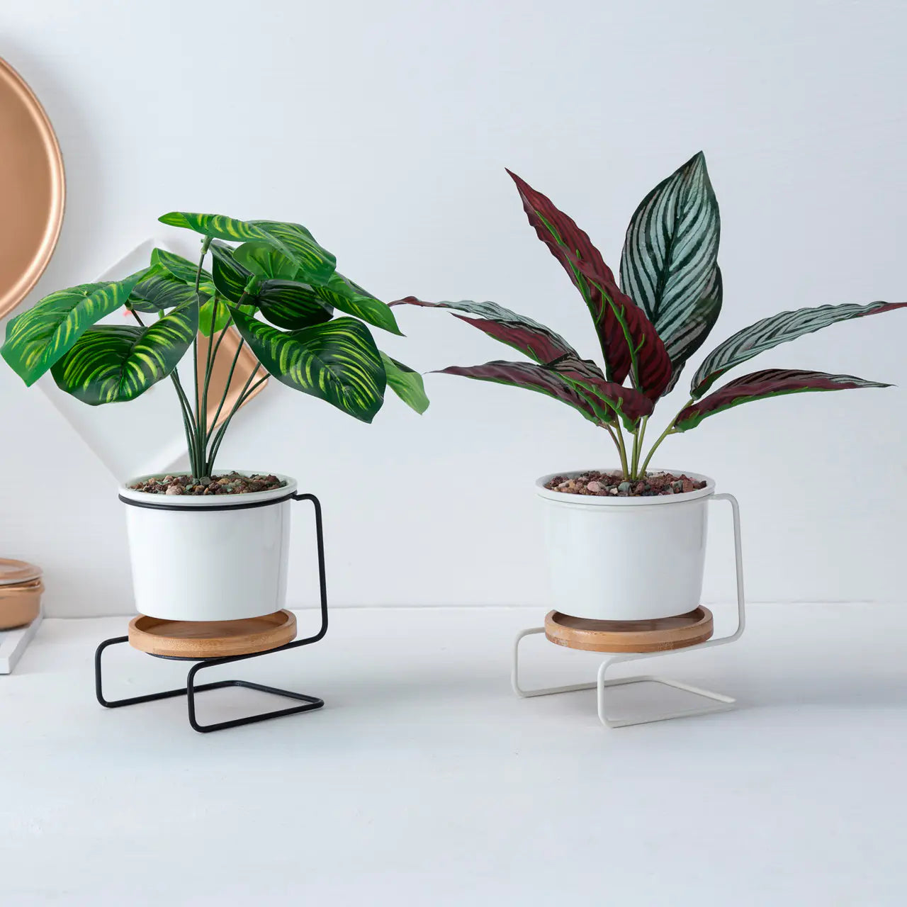 Modern Geometric Planter Set